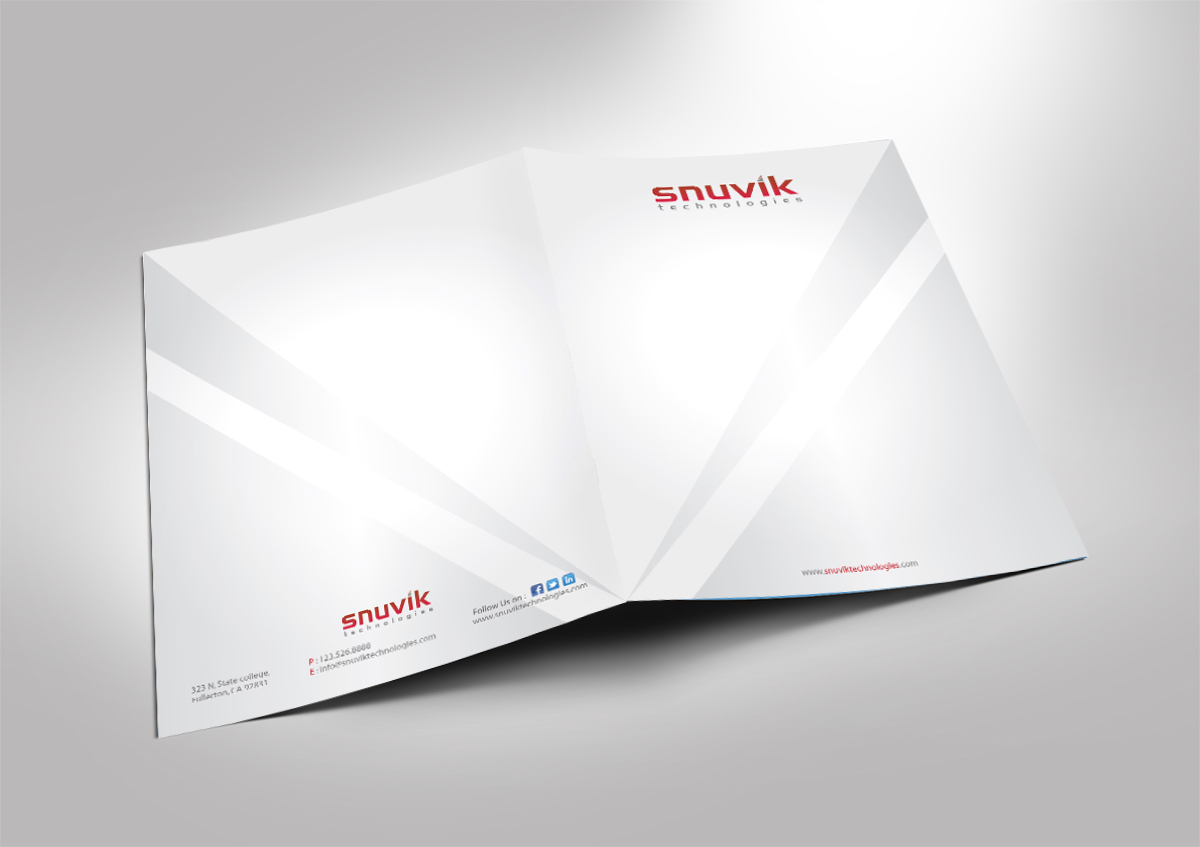 Letterhead Design by Sarmishtha Chattopadhyay_loginchange for Snuvik Technologies | Design #3697113