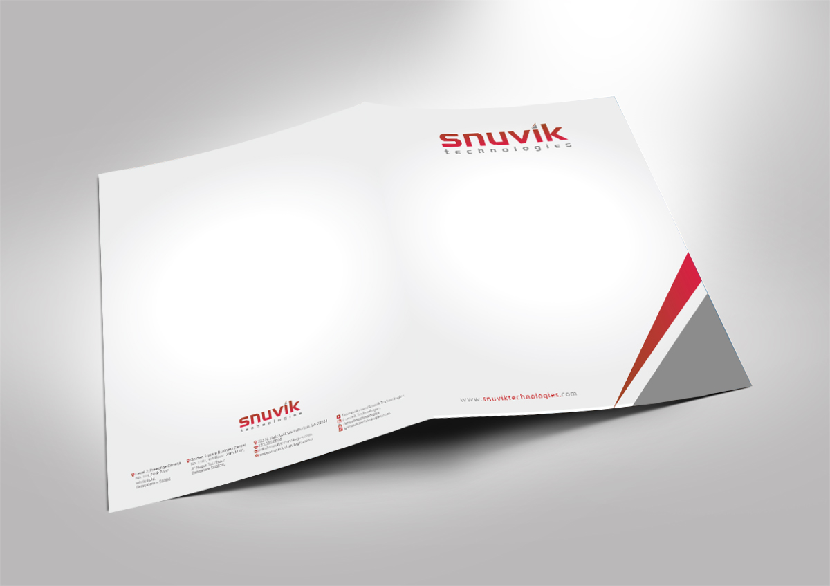 Letterhead Design by Sarmishtha Chattopadhyay_loginchange for Snuvik Technologies | Design: #3703142