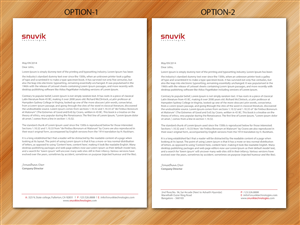 Letterhead Design by Sarmishtha Chattopadhyay_loginchange for Snuvik Technologies | Design: #3707458