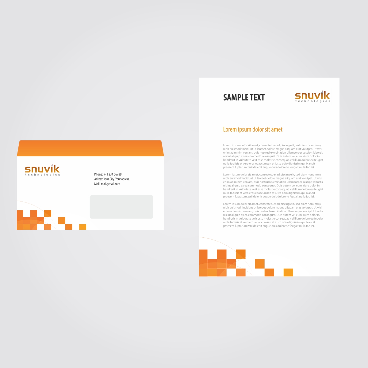 Letterhead Design by FutureDesigne for Snuvik Technologies | Design #3651316