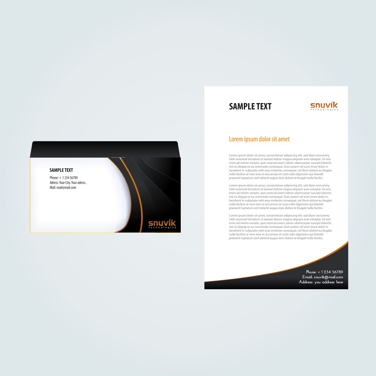 Letterhead Design by FutureDesigne for Snuvik Technologies | Design #3651392