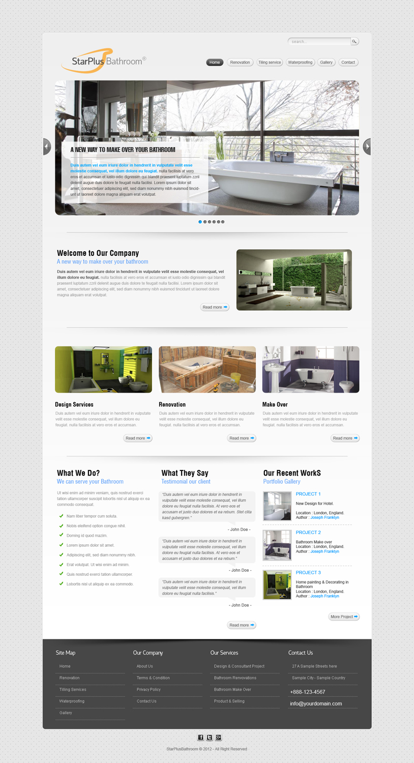 Web Design by AriefK for this project | Design #888618