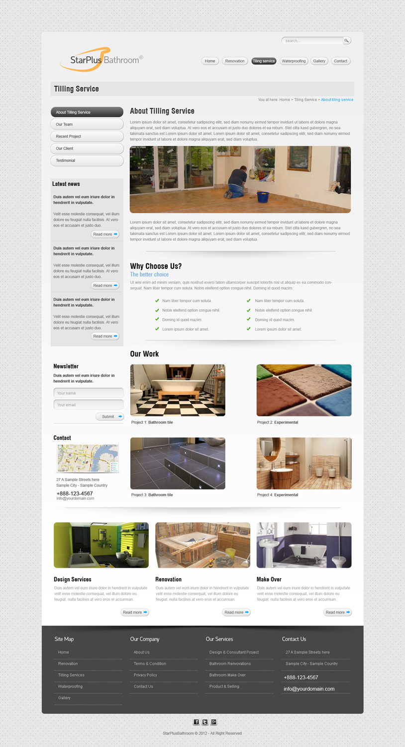 Web Design by AriefK for this project | Design #888620