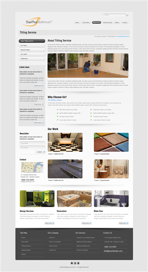 Web Design by AriefK for this project | Design: #888620