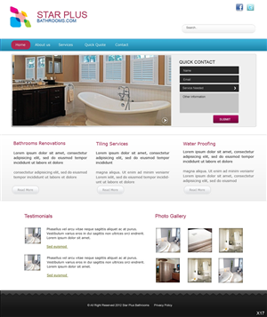 Web Design by pb for this project | Design: #887587