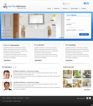 Web Design by pb for this project | Design: #889114