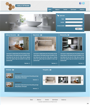 Web Design by pb for this project | Design: #893142