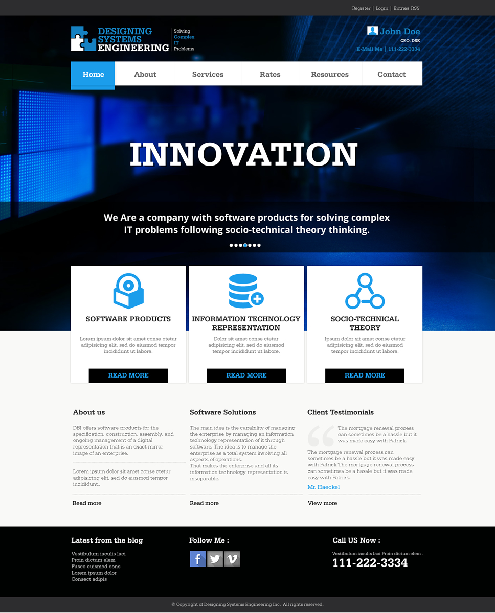 Diseño Web por Behriatech para este proyecto | Diseño #3550434