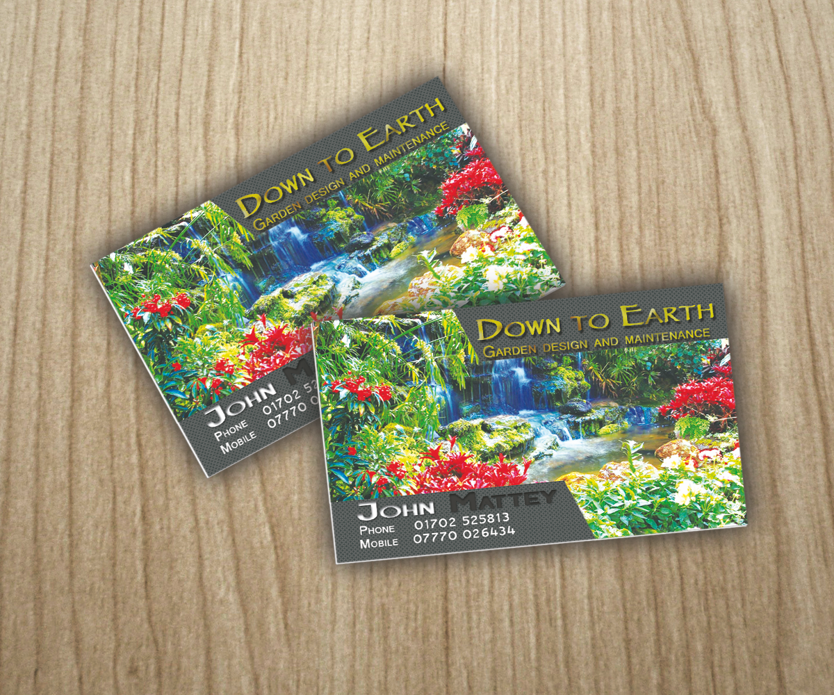 Visitenkarten-Design von shadowfoxx für Down to earth | Design #3543804