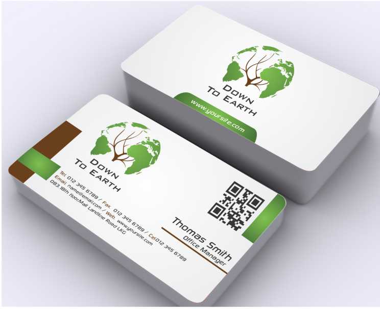 Business Card Design by AwsomeD for Down to earth | Design #3526960