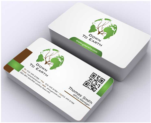 Diseño de Tarjeta de Presentación por AwsomeD para Down to earth | Diseño: #3526960