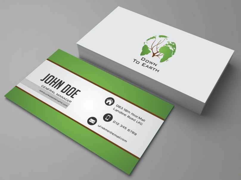 Business Card Design by AwsomeD for Down to earth | Design #3526962