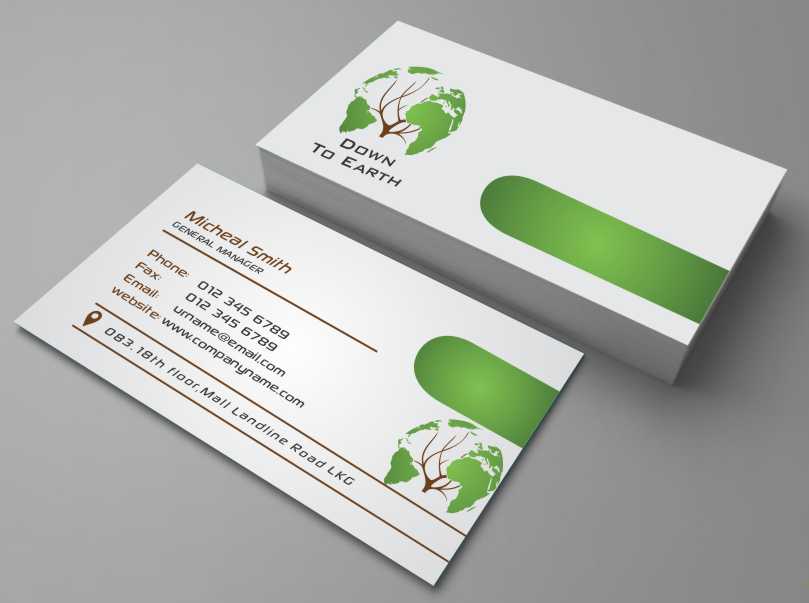 Design de Carte de Visite par AwsomeD pour Down to earth | Design #3526964