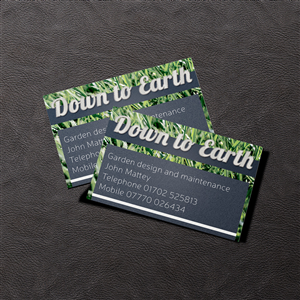 Diseño de Tarjeta de Presentación por isabel paoli para Down to earth | Diseño: #3529902