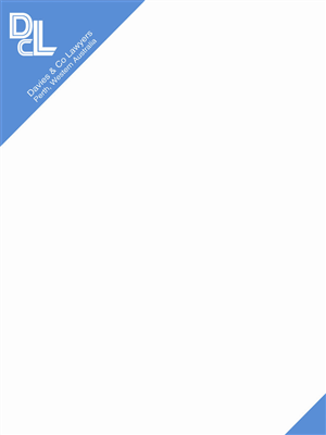 Letterhead Design by SUDHEESH.V for Davies & Co Lawyers | Design: #3593637