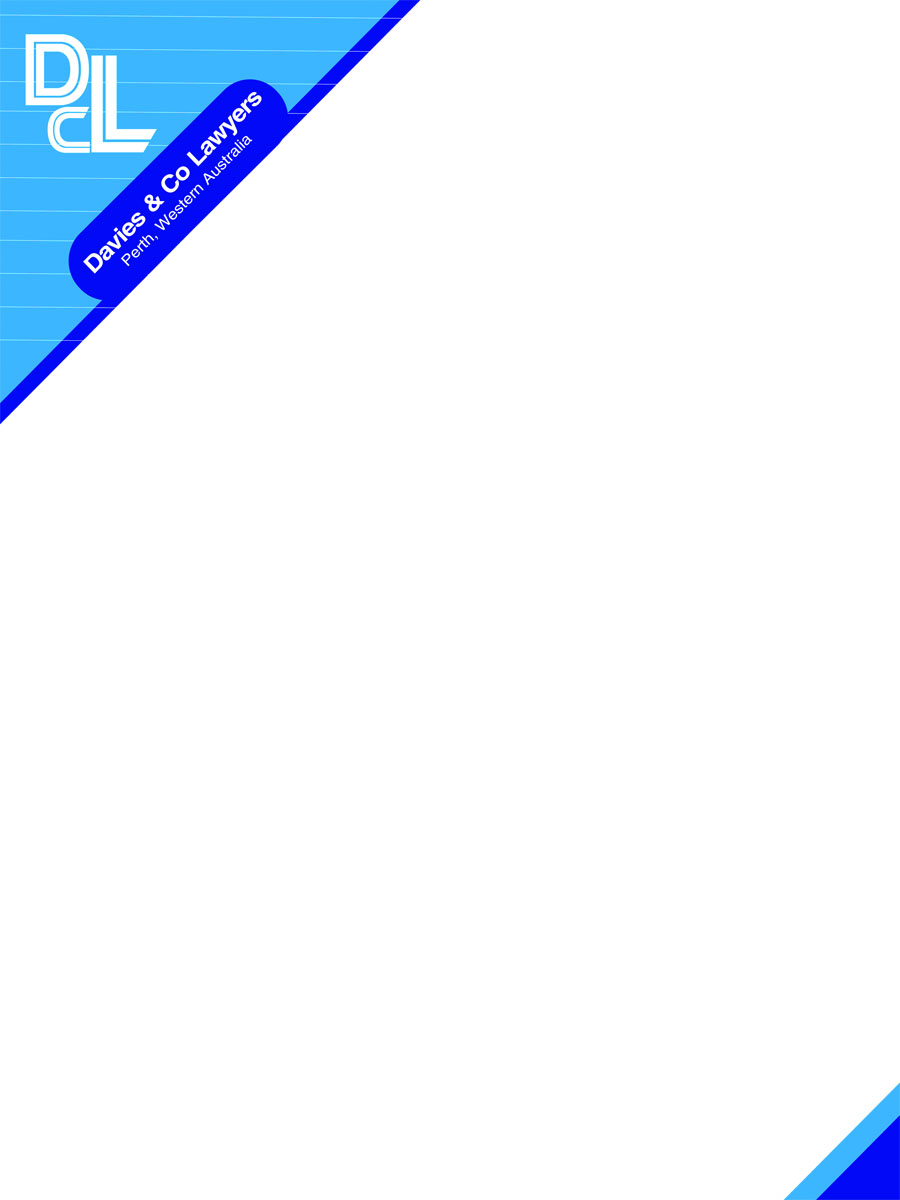 Letterhead Design by SUDHEESH.V for Davies & Co Lawyers | Design #3593840