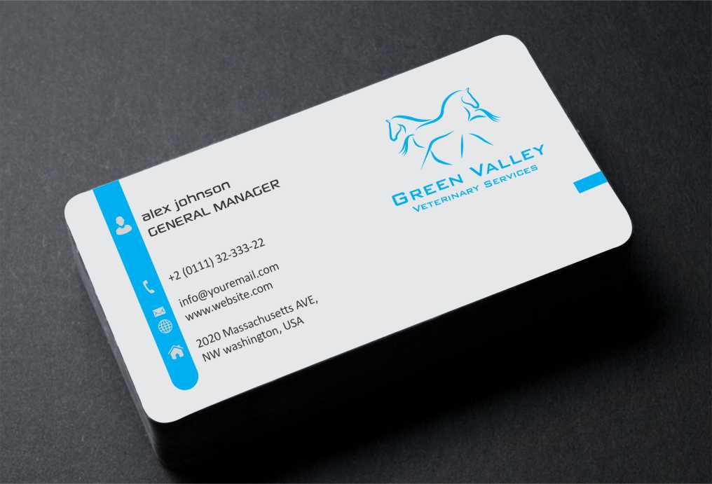 Business Card Design by AwsomeD for Green Valley Veterinary Services | Design #3534452