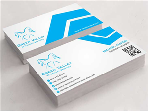 Business Card Design by AwsomeD for Green Valley Veterinary Services | Design: #3534456