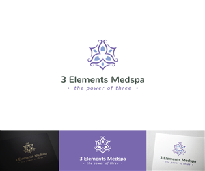 3Elements medspa ( 3 Elements organic skin care line )  The power of three | Logo Design by Roy