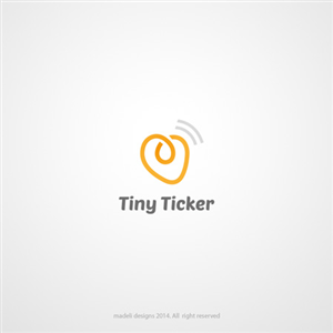 Tiny Ticker | Diseño de Logo por madeli
