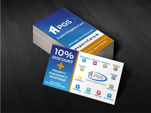 Business card design incorporating discount offer | Business Card Design by MT
