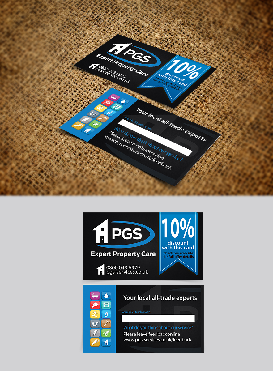 Visitenkarten-Design von Harshan für PGS Services Ltd | Design #3585961