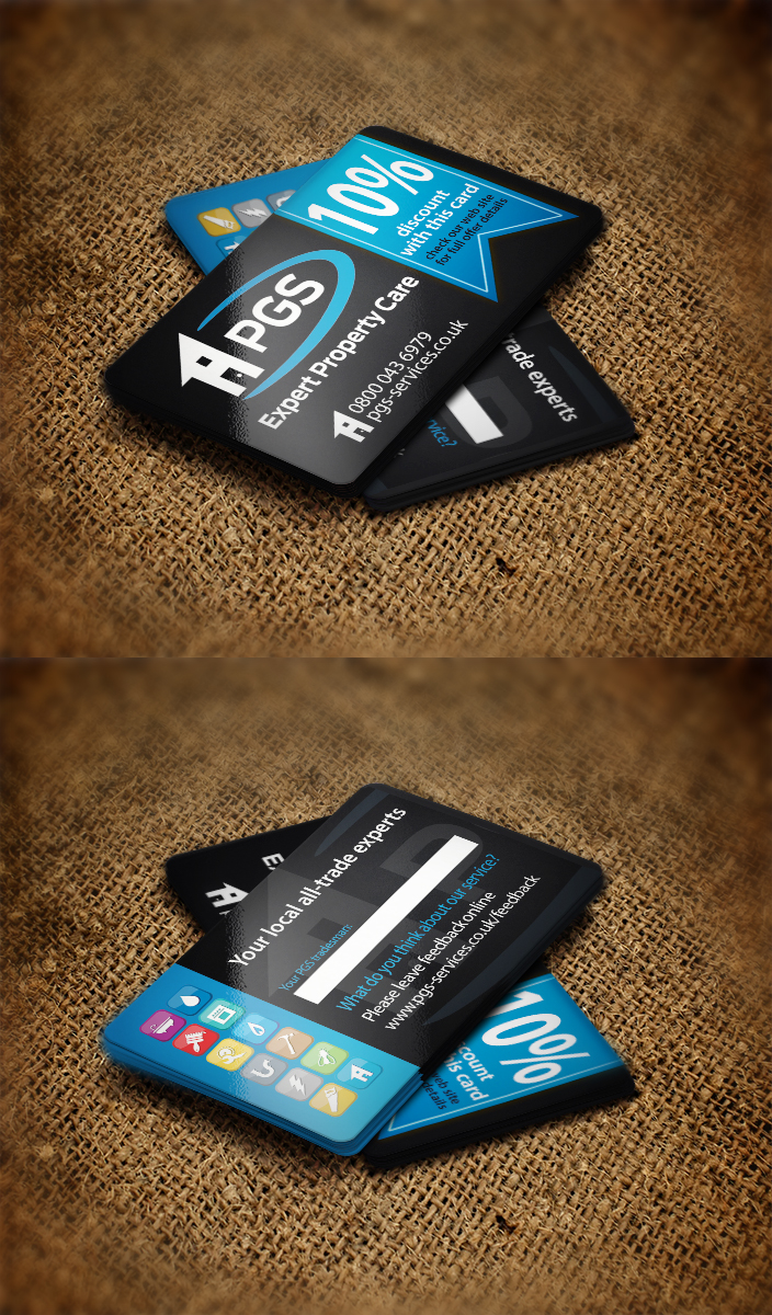 Visitenkarten-Design von Harshan für PGS Services Ltd | Design #3586017