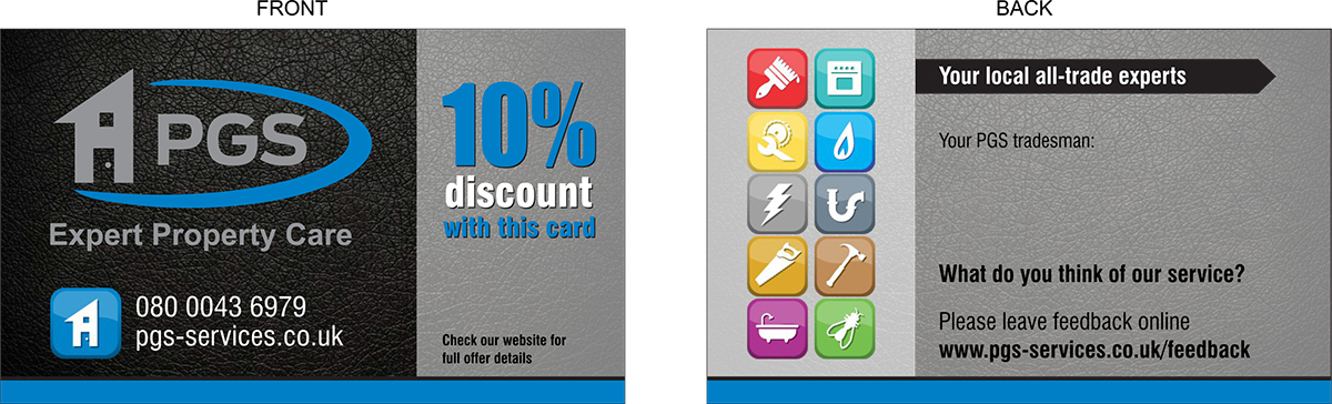 Business Card Design by Neha Dsouza for PGS Services Ltd | Design #3544989