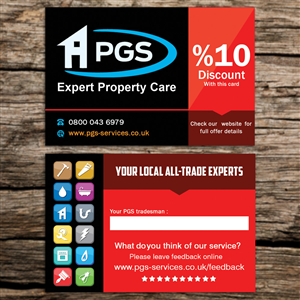 Visitenkarten-Design von Sandaruwan für PGS Services Ltd | Design #3530917