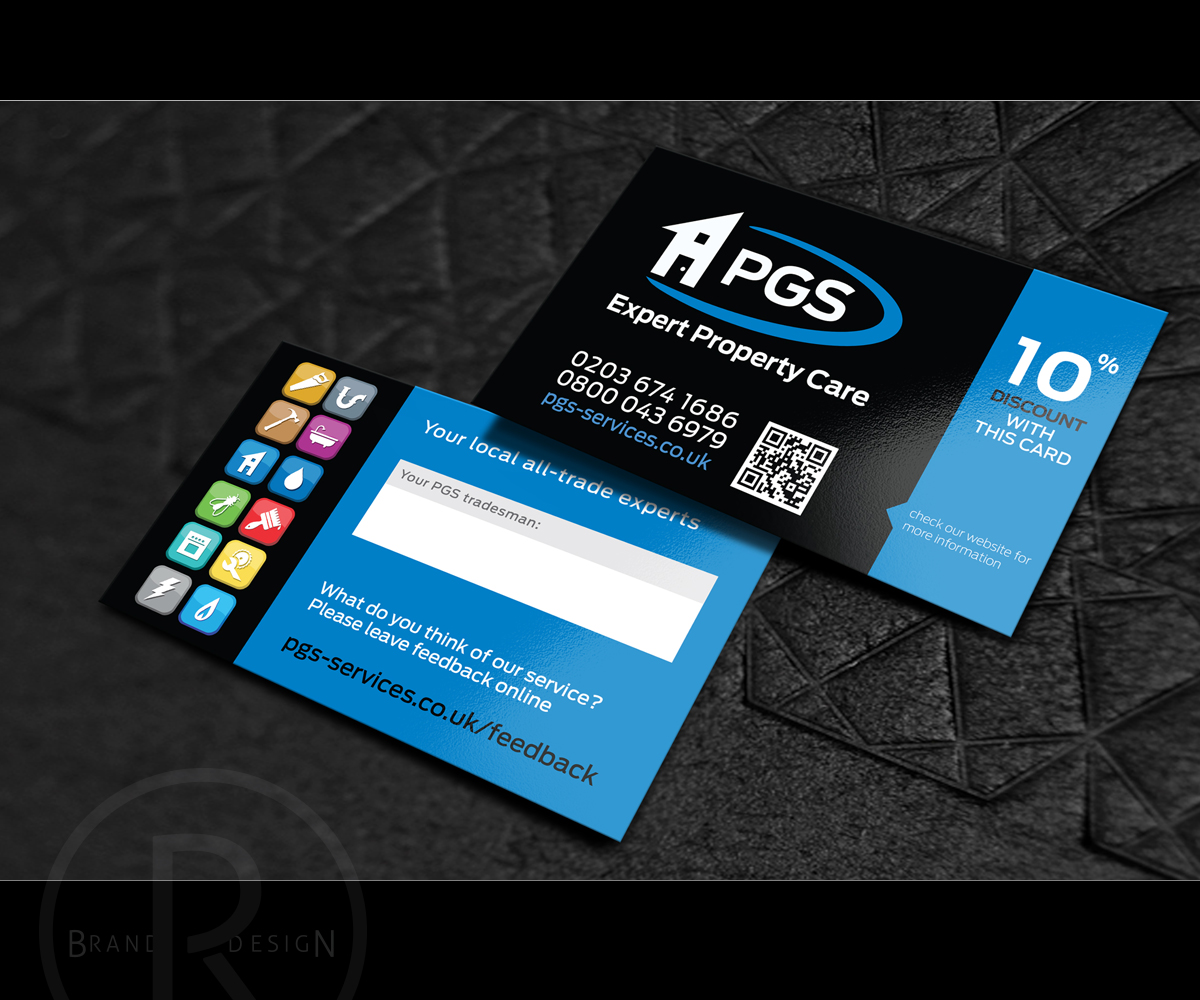 Business Card Design by Rich_LHA for PGS Services Ltd | Design #3637341