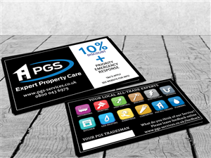 Business card design incorporating discount offer | Business Card Design by Sajin