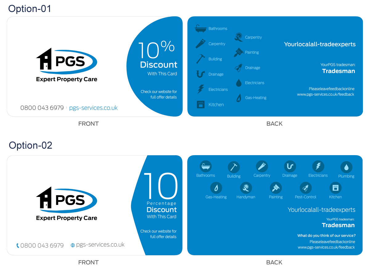 Business Card Design by Creative dreams for PGS Services Ltd | Design #3545902