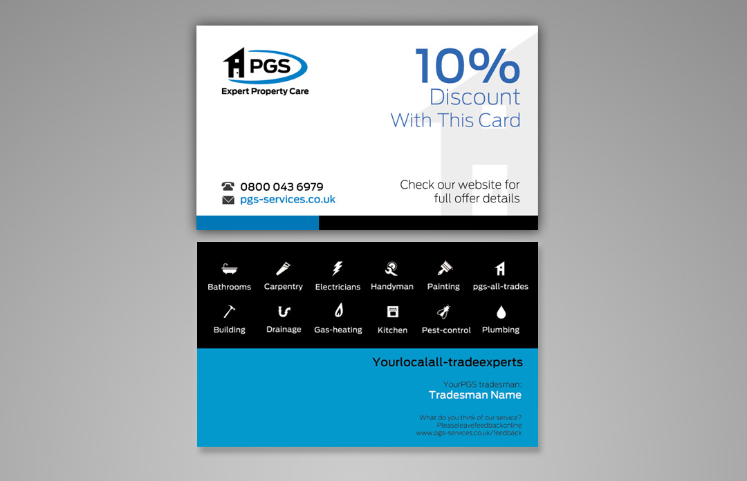 Business Card Design by Creative dreams for PGS Services Ltd | Design #3613657