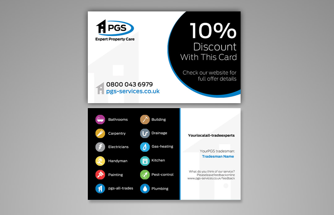 Business Card Design by Creative dreams for PGS Services Ltd | Design #3613661