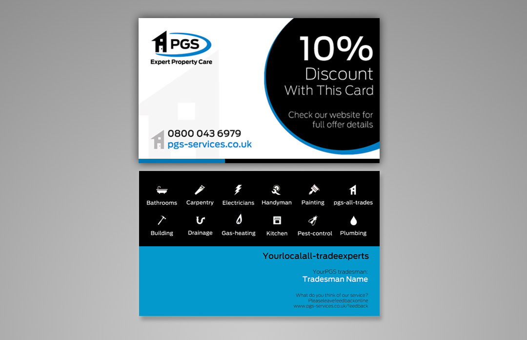 Business Card Design by Creative dreams for PGS Services Ltd | Design #3613664