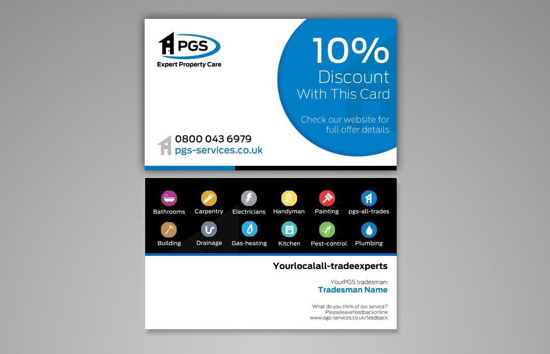 Business Card Design by Creative dreams for PGS Services Ltd | Design #3613672