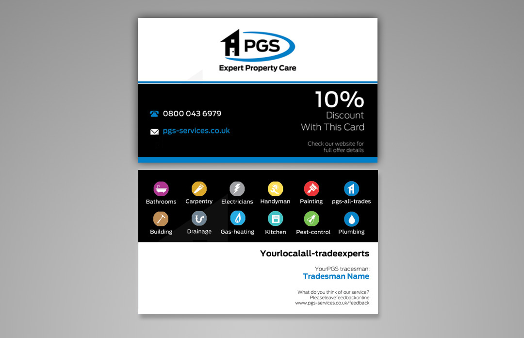 Business Card Design by Creative dreams for PGS Services Ltd | Design #3613697