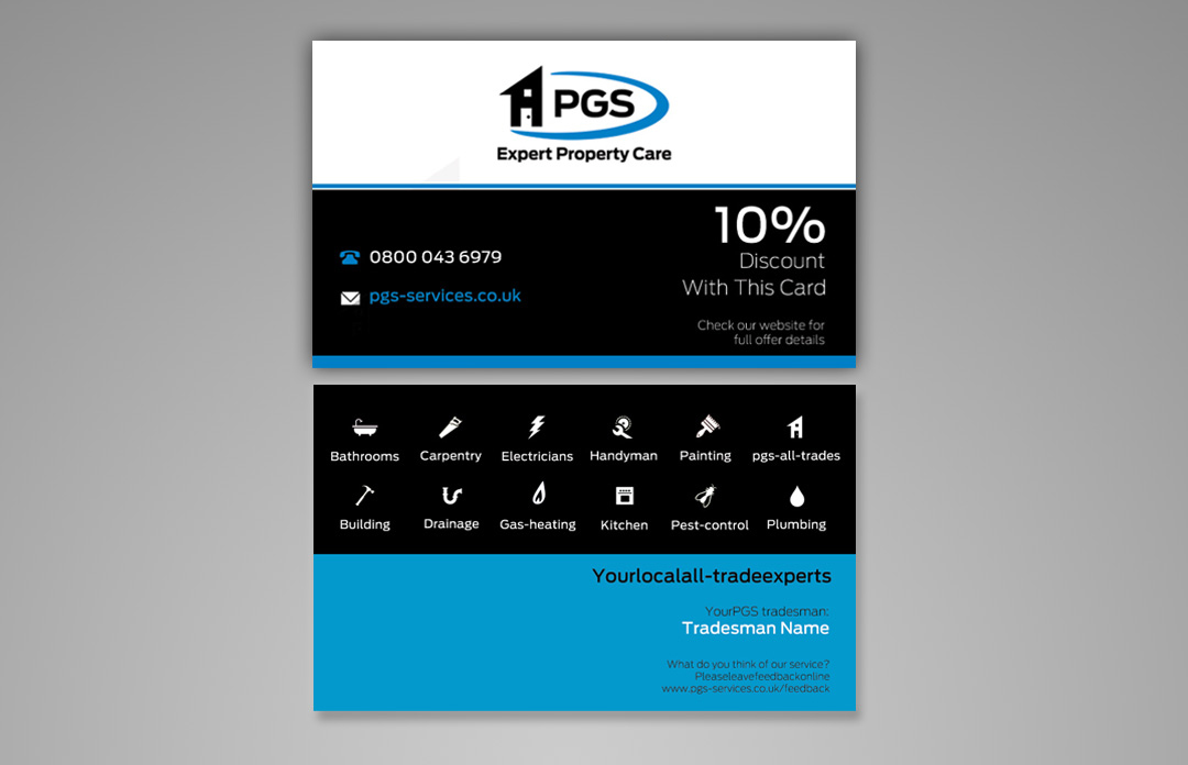 Business Card Design by Creative dreams for PGS Services Ltd | Design #3613742