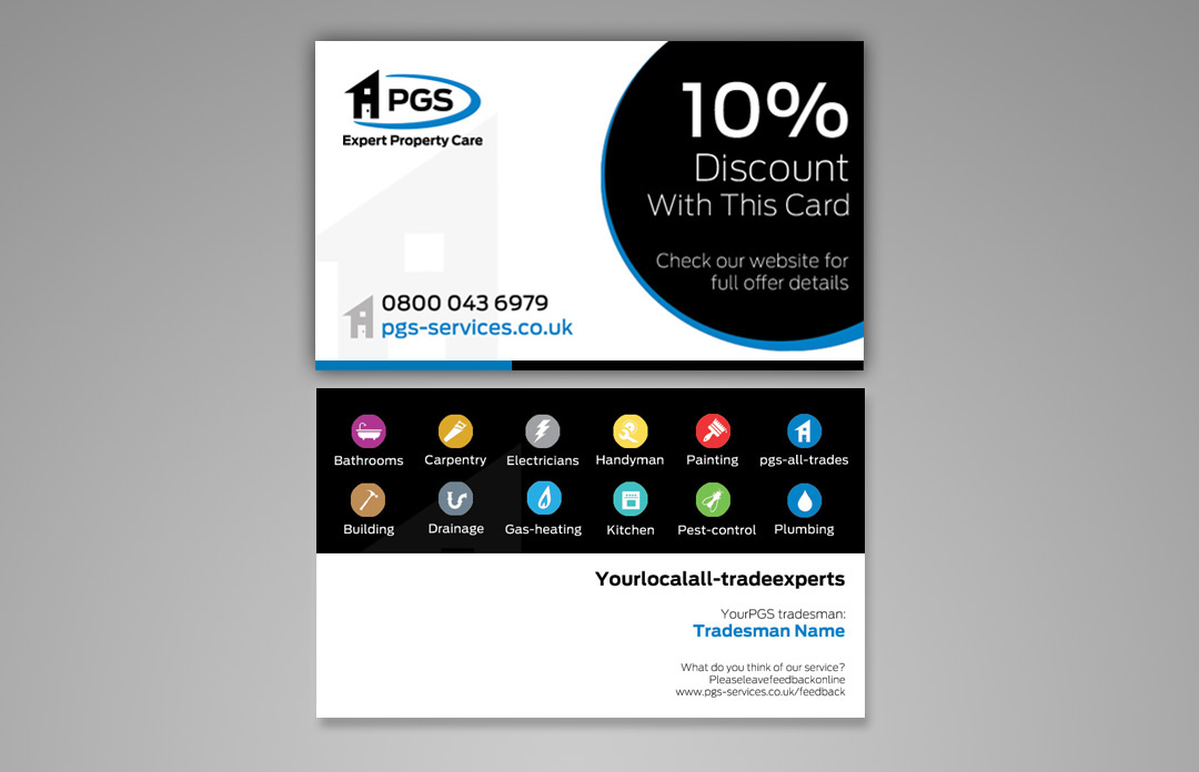 Business Card Design by Creative dreams for PGS Services Ltd | Design #3613762