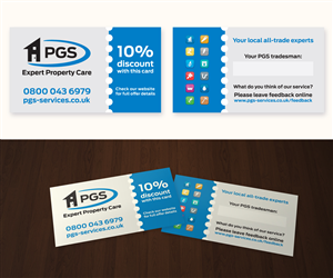 Visitenkarten-Design von Anthony für PGS Services Ltd | Design #3589467