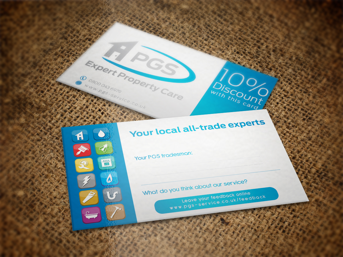 Business Card Design by a7mddz for PGS Services Ltd | Design #3590548