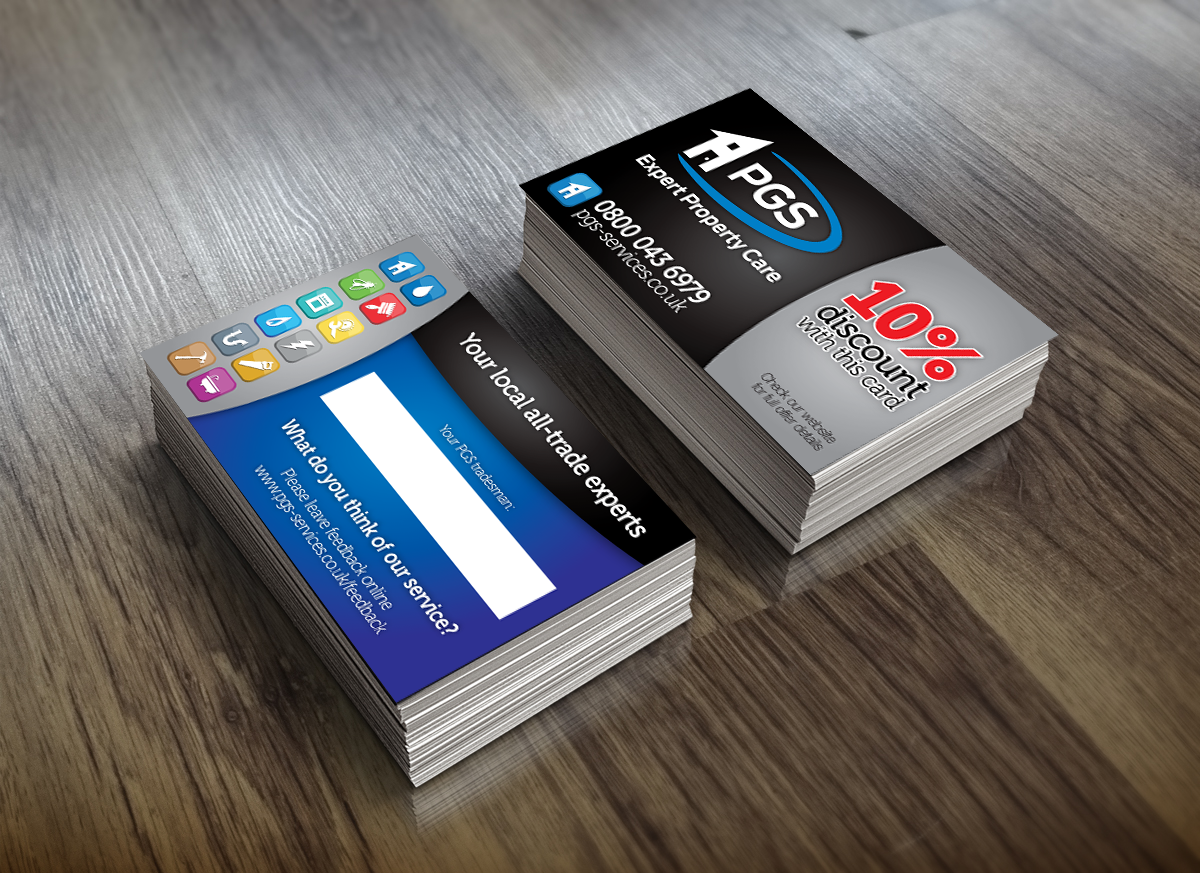 Visitenkarten-Design von ProGravix für PGS Services Ltd | Design #3540025