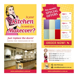 Flyer Design by Delilah for Sydney Doors | Design #886689