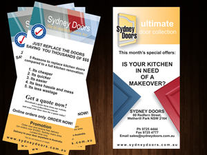 Flyer Design by stefymay for Sydney Doors | Design #898069