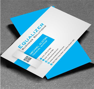 Design de Carte de Visite par AwsomeD pour Equalizer Business Solutions | Design : #3534494