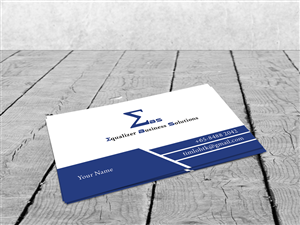 Design de Carte de Visite par Sajin pour Equalizer Business Solutions | Design : #3598716