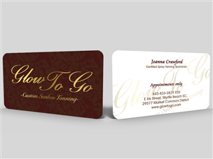 Business Card Design by Hardcore Design for Glow To Go | Design: #3578989
