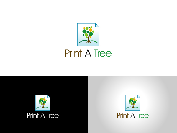 Logo Design by Madhu Bhadra for Print-A-Tree e.K. | Design #97471