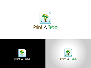 Logo Design by Madhu Bhadra for Print-A-Tree e.K. | Design #97471