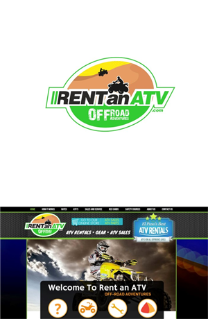 Logo Design by alok bhopatkar for RENT an ATV Off-Road Adventures | Design: #3536676